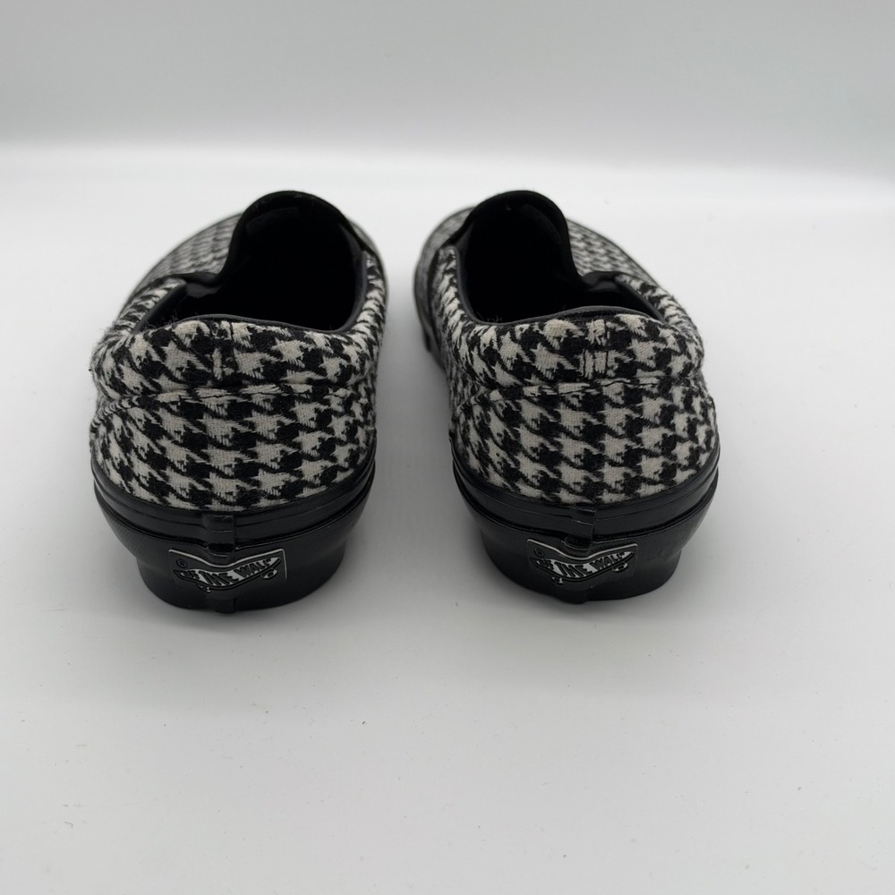 Vans LX Classic 98 Slip-On Houndstooth Black White Men 7.5 Women 9 Sneakers NWOT - Picture 2 of 8